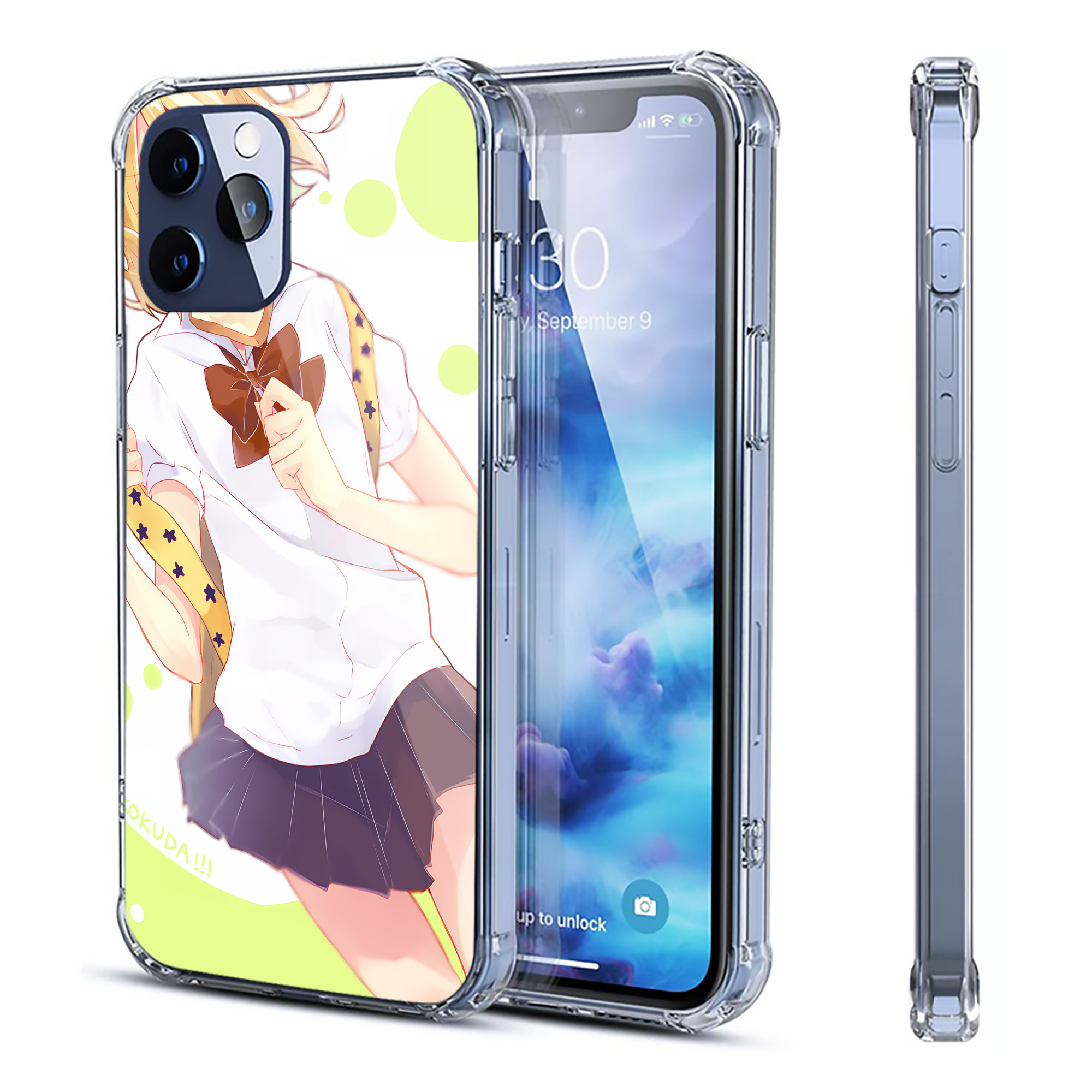（画像用） ハイキュー!! Haikyu!! 【iPhone 12シリーズ対応】透明スマホケース（クリアソフトケース）
